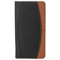 Bonded Leather Travel Wallet w/ Lichee Finish Interior